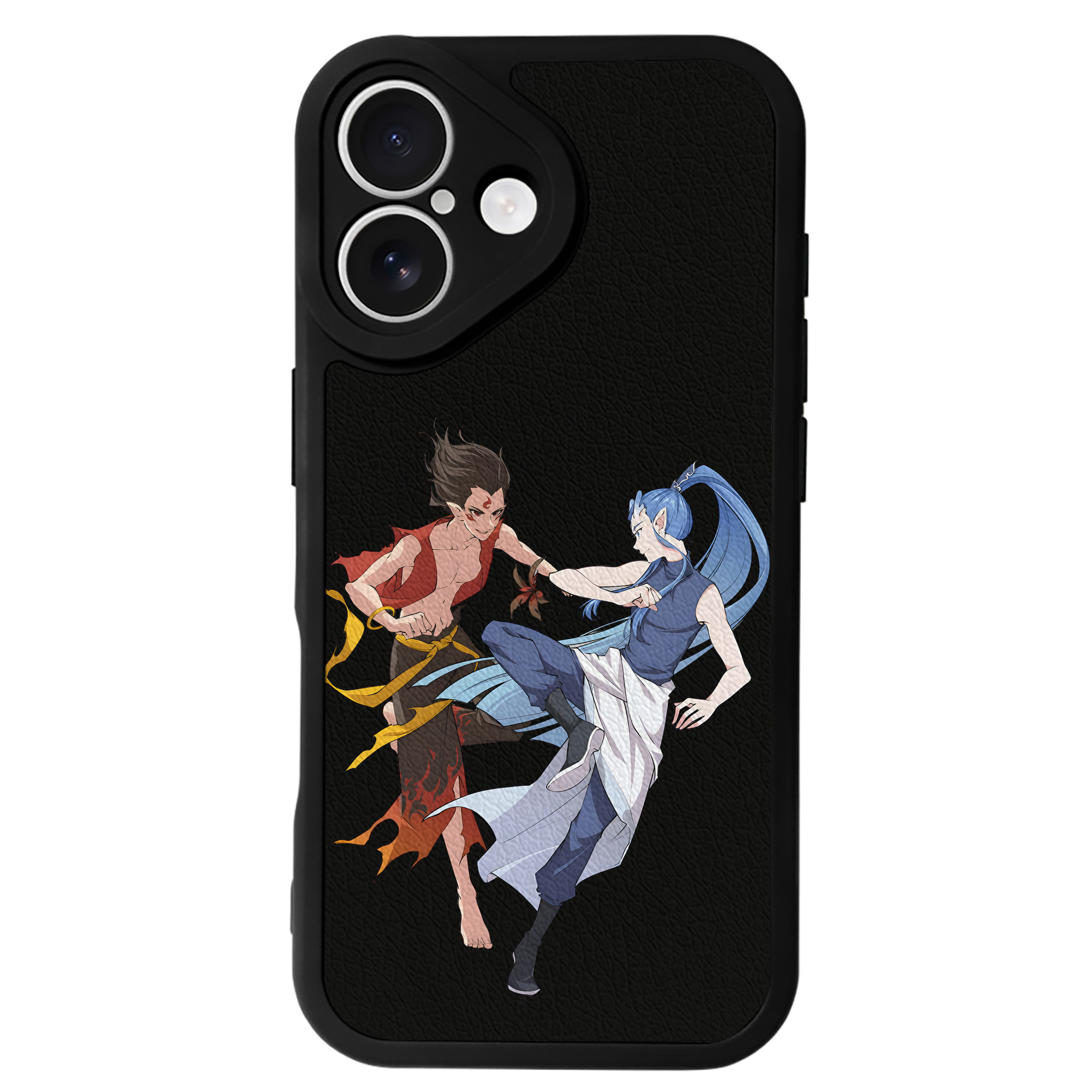 （画像用） Ne Zha 2 ナタ 魔童の大暴れ 【iPhone 16シリーズ対応】シリコンスマホケース（レザー調） 材質：シリコン